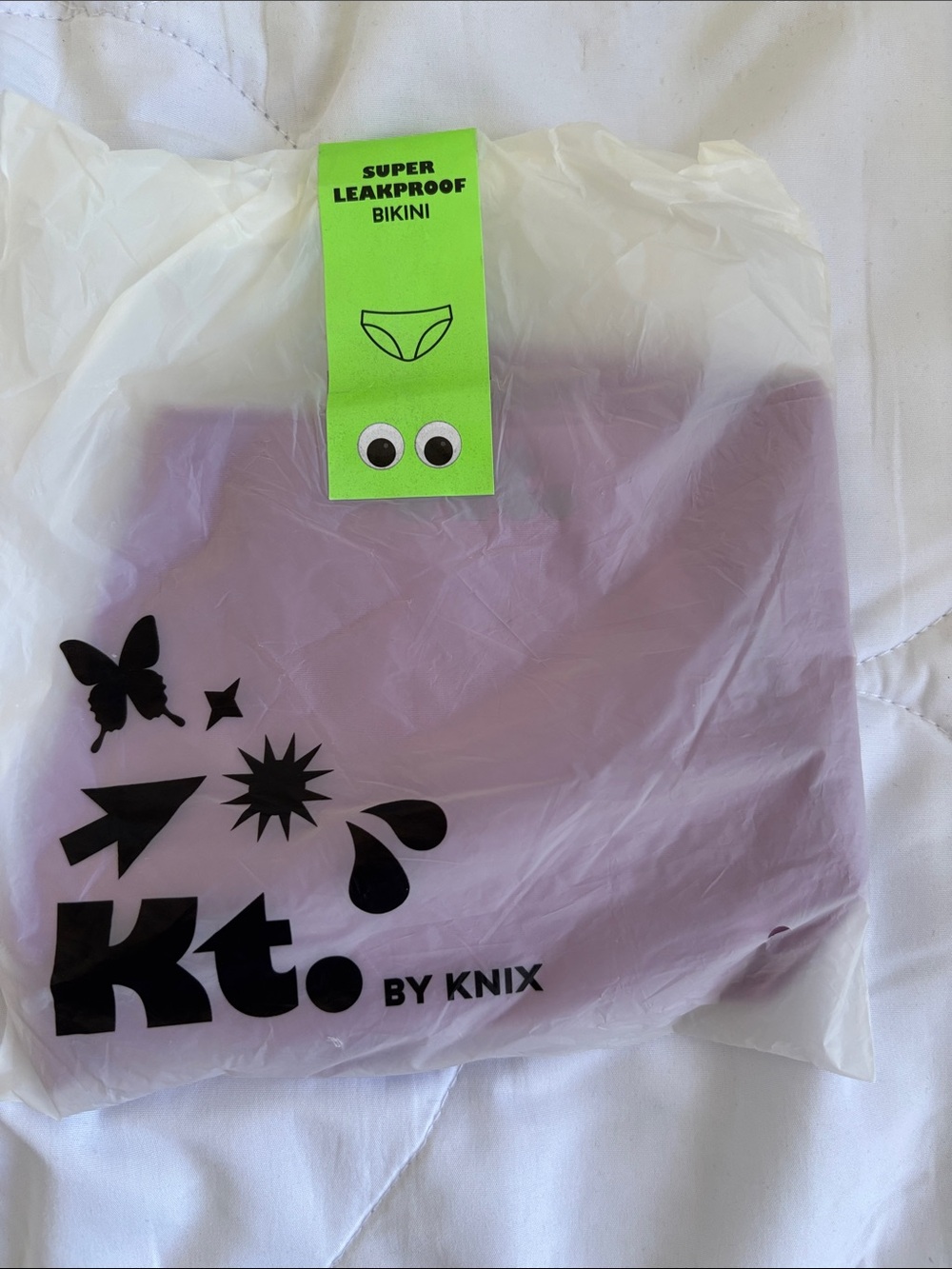 KNIX Teen by KNIX. Women’s Super Leakproof Bikini - Lilac  NWT